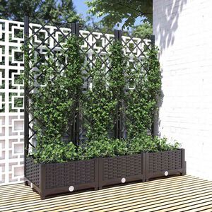 vidaXL Garden Black 120 x 40 x 121.5 cm