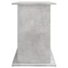 vidaXL Aquarium Stand Concrete Grey 121x41x58 cm Engineered Wood