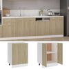 vidaXL Bottom Cabinet Lyon Sonoma Oak 60x46x81.5 cm Engineered Wood