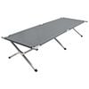 vidaXL Camping Bed | Grey | Powder-coated steel, 600D Oxford fabric | XXL