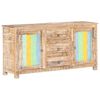 vidaXL Sideboard 151x40x75 cm Rough Acacia Wood