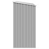 vidaXL Garden Firewood Shed Grey 245x98x159 cm Galvanised Steel