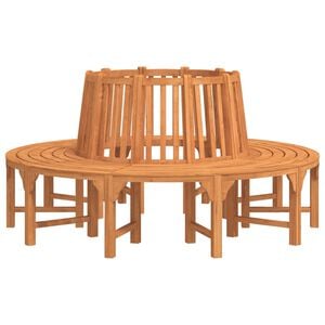 vidaXL Round Tree Bench &Oslash;208 cm Solid Wood Eucalyptus