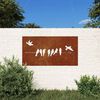 vidaXL Garden Wall Decoration 105x55 cm Corten Steel Bird Design