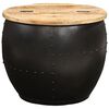vidaXL Coffee Table Round 53x43 cm Solid Mango Wood