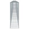 vidaXL Gabion Basket with Cover 1000x50x150 cm Galvanised Iron