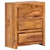 vidaXL Drawer Cabinet 60x33x75 cm Solid Wood Acacia