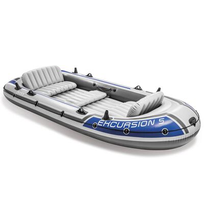 Intex Excursion 5 Set Inflatable Boat with Oars and Pump 68325NP