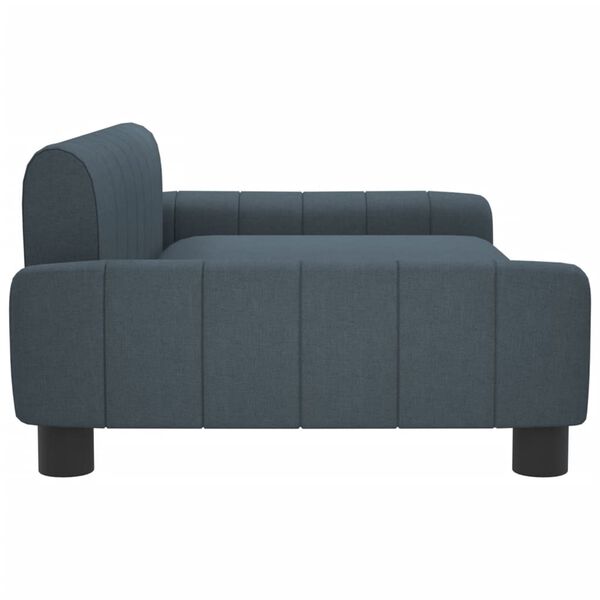 vidaXL Kids Sofa Dark Grey 90x53x30 cm Fabric