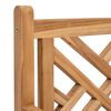 vidaXL Garden Chair 2 pcs 60 x 58 x 90 cm Solid Teak Wood