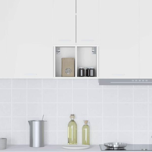 vidaXL Hanging Cabinet Riga White 30 x 29.5 x 40 cm Engineered Wood