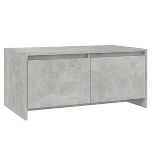 vidaXL Coffee Table Concrete Grey 90x50x41,5 cm Engineered Wood