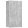 vidaXL TV Cabinets 4 pcs Concrete Grey 30.5x30x60 cm Engineered Wood