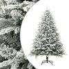 vidaXL Faux Christmas Tree | Green | PVC, PE, steel | Extra Tall