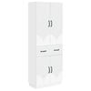 vidaXL Cabinet Set 2 pcs White Engineered Wood