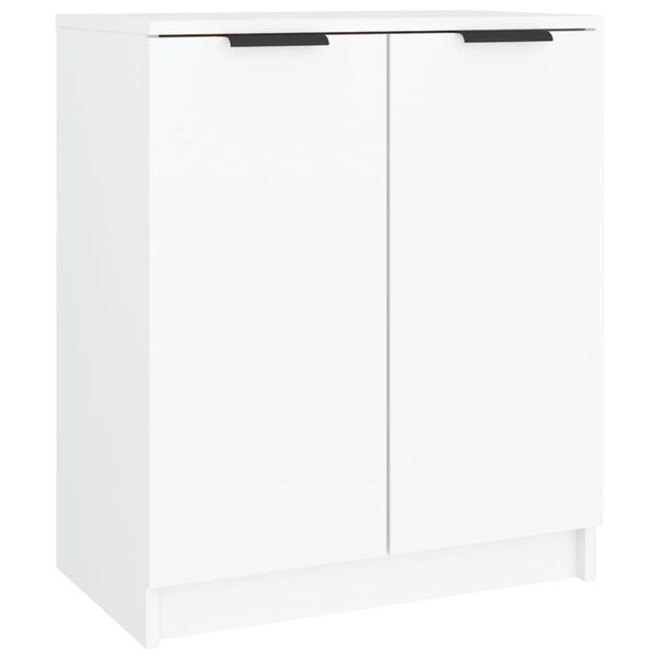 vidaXL Shoe Cabinet White 59x35x70 cm Engineered Wood