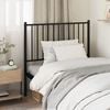 vidaXL Metal Replace Headboard Black 90 cm