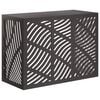 vidaXL Air Conditioner Cover Black 110 x 50 x 80 cm Steel