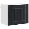 vidaXL Wall Cabinet LUCCA Black 50 x 31 x 40 cm Engineered Wood