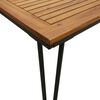 vidaXL Garden Table with Hairpin Legs 200x90x75 cm Solid Wood Acacia