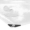 vidaXL Clear Tarpaulin with Eyelets 3x5 m PVC