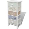 vidaXL Storage Cabinet | Multicoloured with vintage prints