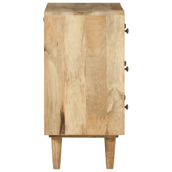 vidaXL Drawer Cabinet 70x35x70 cm Solid Wood Mango