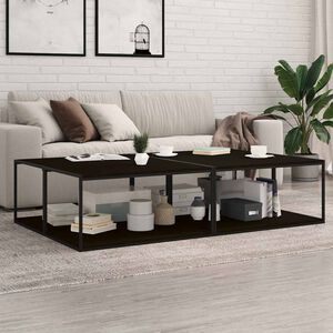vidaXL Bookshelf Boards 8 pcs Black 80x50x1,5 cm Engineered Wood