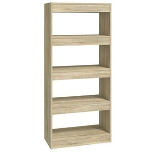 vidaXL Book Cabinet | Sonoma oak | Engineered wood | Medium | Book Cabinet