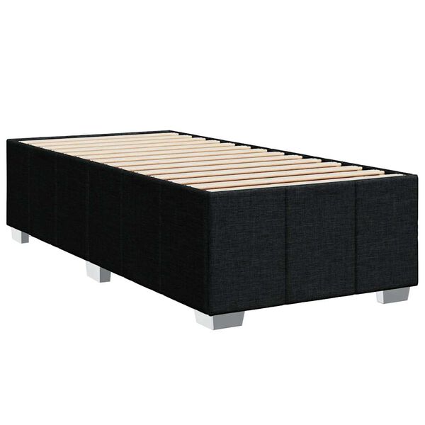 vidaXL Bed Frame without Mattress Black King Single Fabric