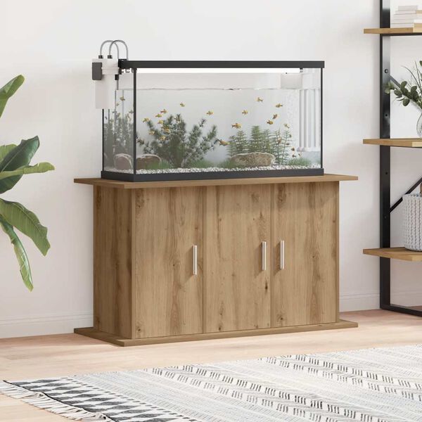vidaXL Aquarium Stand Artisan Oak 101x41x58 cm Engineered Wood