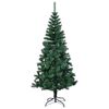 vidaXL Artificial Christmas Tree with Iridescent Tips Green 120 cm PVC