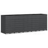vidaXL Wheelie Bin Storage for 5 Bins Anthracite 340 x 77.5 x 121.5 cm