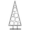 vidaXL Metal Christmas Tree for Decoration Black 90 cm