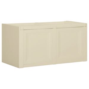vidaXL Cushion Box | White | 100% PP (polypropylene) | Medium | Cushion Box