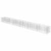 vidaXL Gabion Raised Bed | Silver | Galvanised steel | 540x50x50 cm | Durable