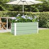 vidaXL Planter Green 100 x 40 x 45 cm Steel