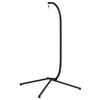 vidaXL Hanging Egg Chair Stand without Basket Black Steel
