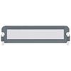 vidaXL Toddler Safety Bed Rail Grey 150x42 cm Polyester