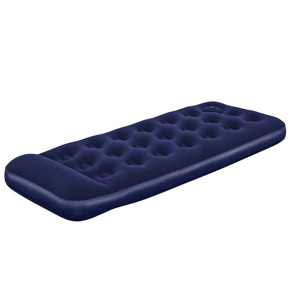 Bestway Inflatable Flocked Airbed with Built-in Foot Pump 185 x 76 x 28 cm