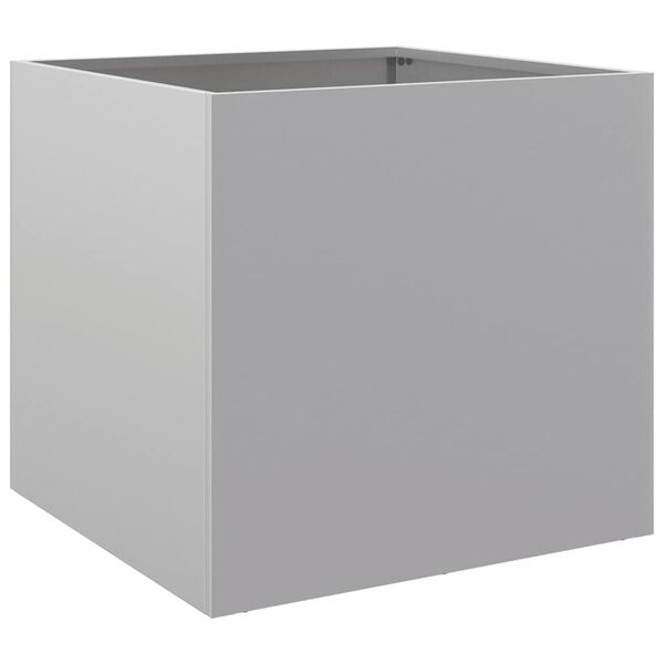 vidaXL Planter Silver 49x47x46 cm Galvanised Steel