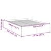 vidaXL Bed Frame without Mattress White 135x190 cm Double