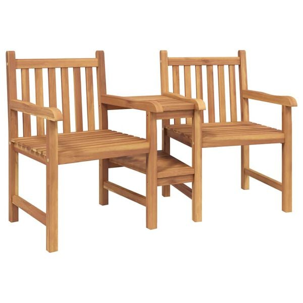 vidaXL Garden Outdoor Chairs 152 x 63 x 89 cm Solid Teak Wood