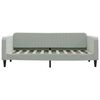vidaXL Day Bed without Mattress Light Grey 90x190 cm Velvet