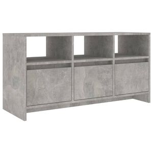 vidaXL Tv Cabinet | Concrete Grey | Engineered wood | 102 x 37.5 x 52.5 cm