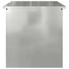 vidaXL Outdoor Storage Box Silver 55 x 50.5 x 50 cm Steel
