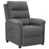 vidaXL Recliner Chair Light Grey Fabric
