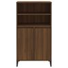 vidaXL Highboard Brown Oak 60x36x110 cm Engineered Wood