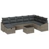 vidaXL Sofa Set with Cushion 8 pcs Poly Rattan
