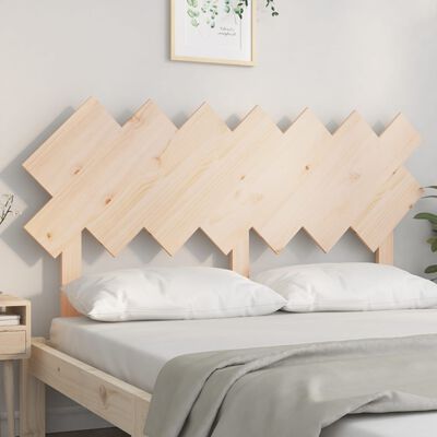 vidaXL Bed Headboard 151.5x3x81 cm Solid Wood Pine